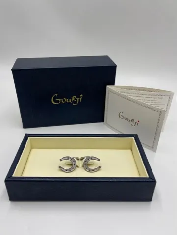 Запонки Подкова СЕРЕБРО